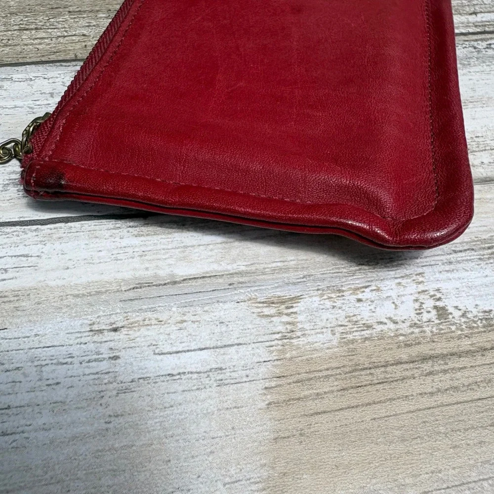 VTG Coach Bag Skinny Case Red 7170 90s  7.5